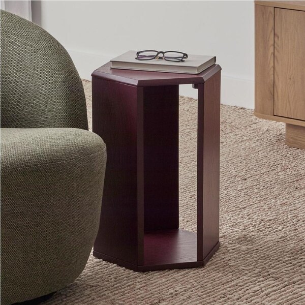 Cooper & Co. Megara 35cm Side Table Merlot