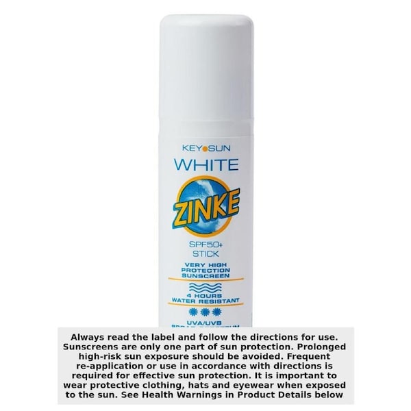 Key Sun Zinke Stick SPF 50+ White 12g
