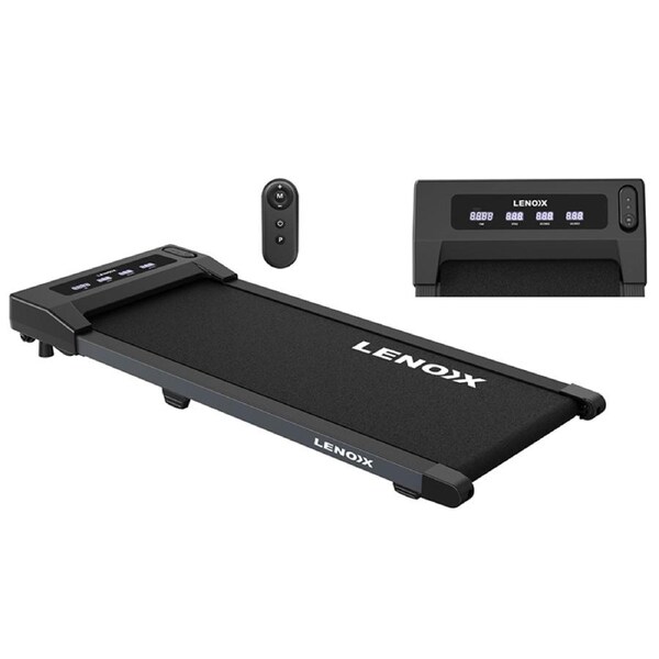 Lenoxx Hacienda 1.5 HP Electric Walking Pad Treadmill with Remote Control and Display Screen TM111
