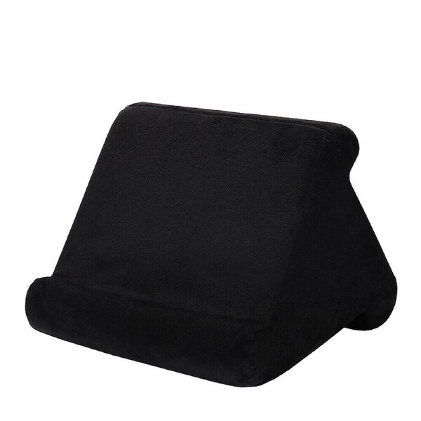 Tablet Pillow Stands For iPad Book Reader Holder Rest Laps Reading Cushion Black