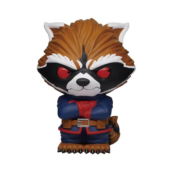 Guardians of the Galaxy Rocket PVC Money Bank Superhero Coin Holder Collectable