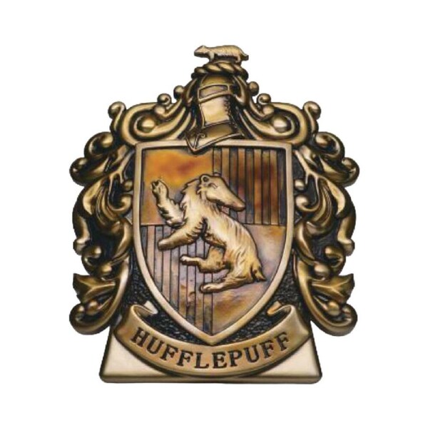 Harry Potter Hufflepuff Crest Logo PVC Money Bank Coin Holder Collectable