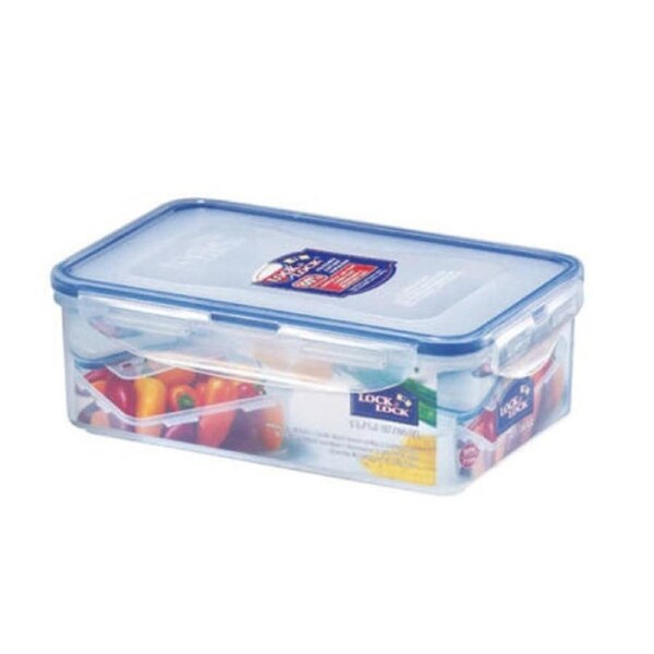 Lock & Lock 1L Airtight Classic Rectangle Food Container - Clear