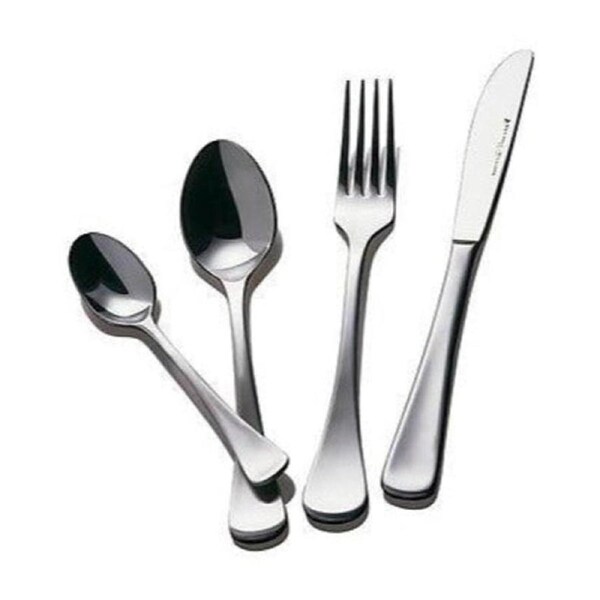 16pc Maxwell & Williams Cosmopolitan Stainless Steel Cutlery Set - Silver