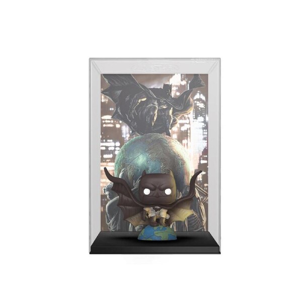 DC Comics Batman The World Pop! Comic Cover Vinyl Figure w/ Case 17.78x27.31cm