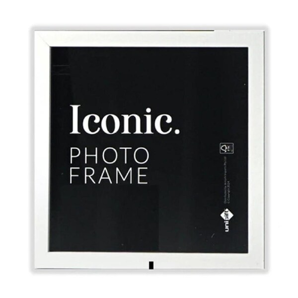 Unigift Iconic Portait Landscape Orientation Frame White - 20x20cm/8x8"