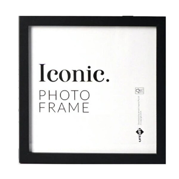 Unigift Iconic Portait Landscape Orientation Frame Black - 20x20cm/8x8"