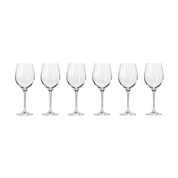 Krosno Harmony Collection 6 Piece White Wine Glass 370ml