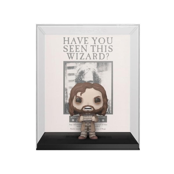 Harry Potter Sirius Black Wanted Poster Pop! Cover Vinyl Figure 17.3x21.7cm