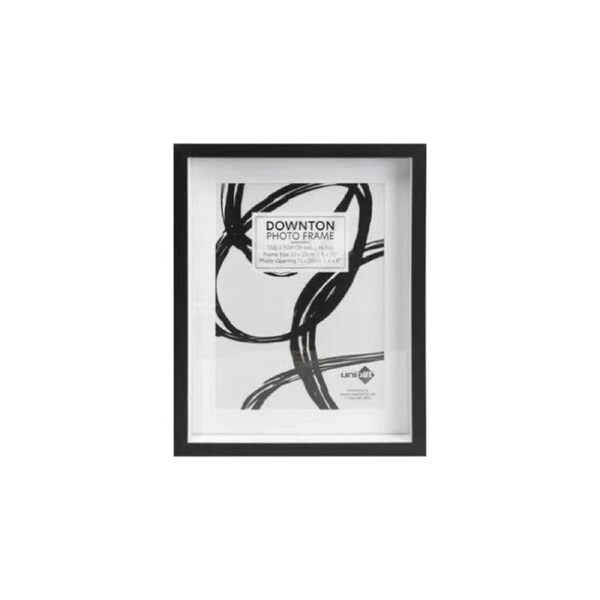 Unigift Downtown Matt Hanging Portait Landscape Frame Black 20x25cm/8x10 to 6x8"
