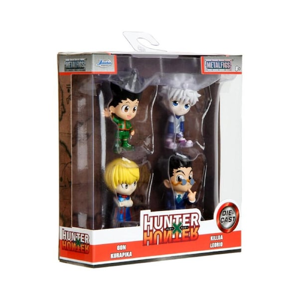 4pc Hunter x Hunter Gon and Others 2.5" MetalFig Metal Figures/Miniatures