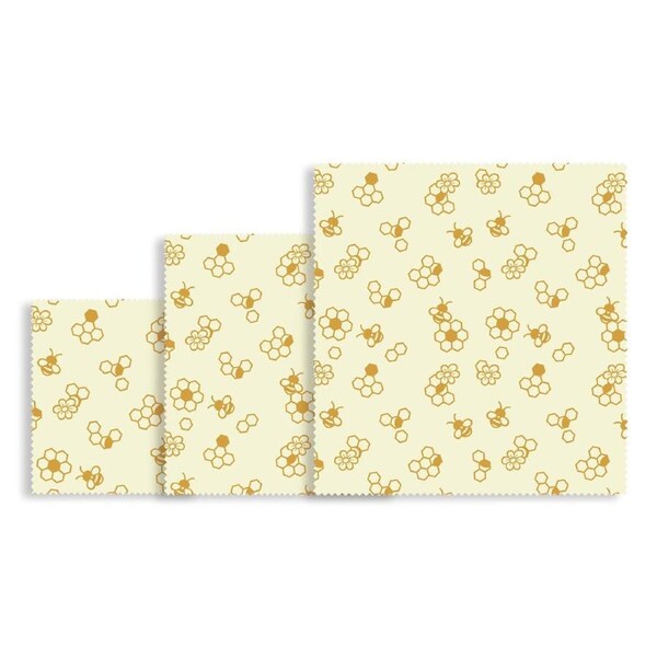 3pc Karlstert Beeswax Food Wrap Starter Pack Reusable Easy Clean - 35cm