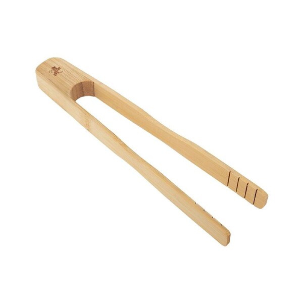 Maxwell & Williams Evergreen Bamboo Toast Tongs Ergonomic Handle - 21 cm