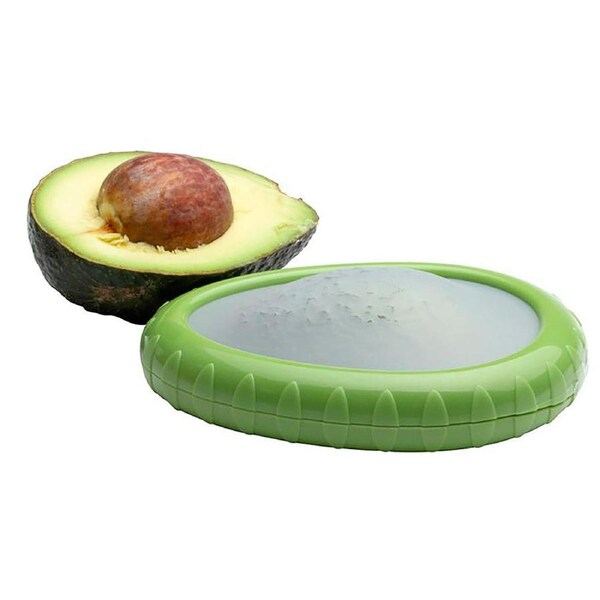 Cuisena Fresh Keeper Silicone Pod Textured For Better Grip - Avocado 14cm