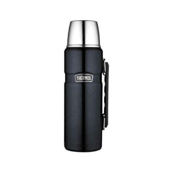 Thermos 1.2L Capacity Stainless Steel Vacuum Insulated Flask - Midnight Blue