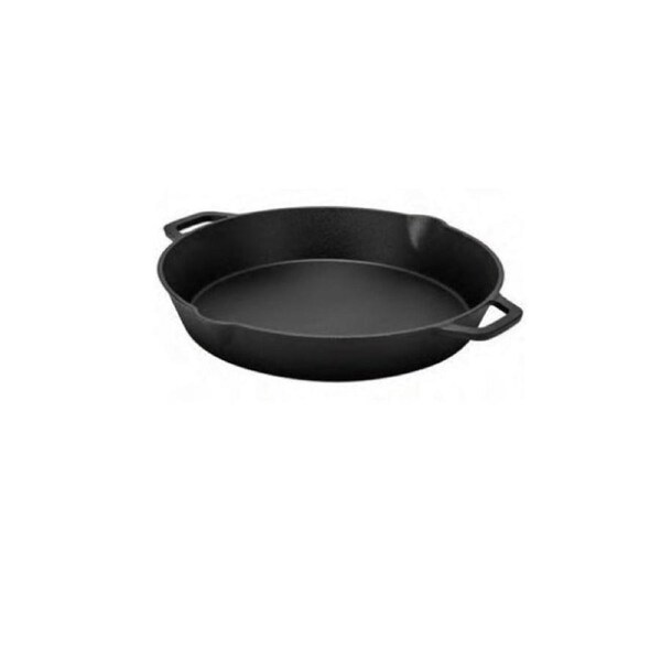 Pyrolux Pyrocast Chef Pan / Paella Durable Cast Iron Preseasoned - 34 cm