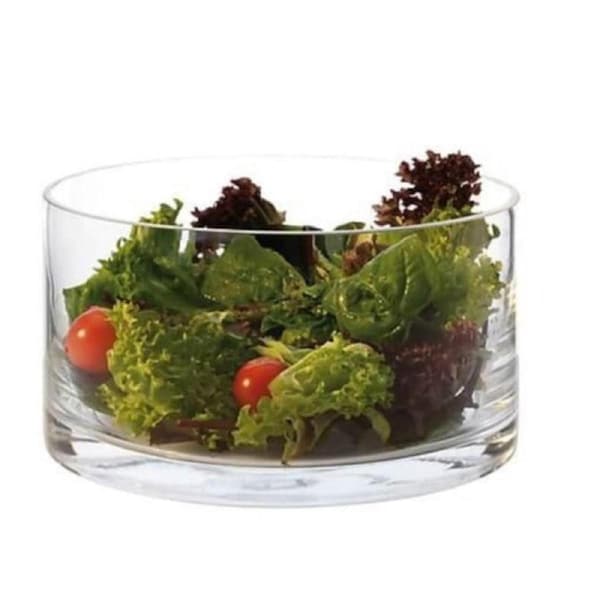 Maxwell & Williams Diamante Handmade Glass Cylindrical Salad Bow - 22 cm