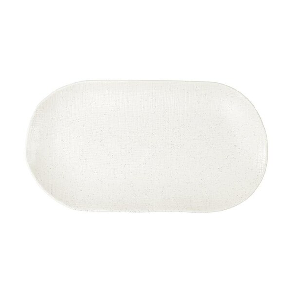 Maxwell & Williams Onni Oblong Platter Durable 35x19cm - Speckle White