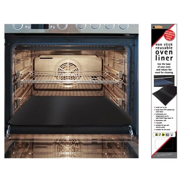 Toastabag Non-Stick Reusable Oven Liner High Quality Durable 40x50cm - Black