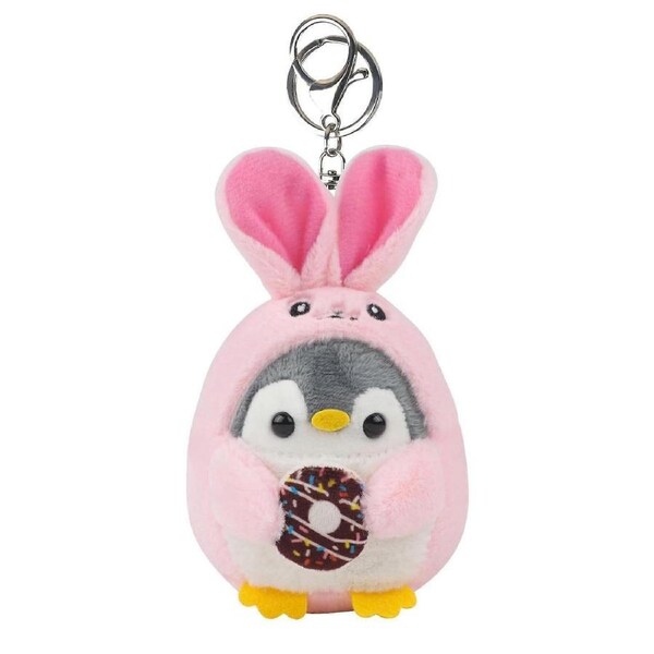 Small Plush Animals Penguin Plush Switch Penguin Plush Toy Necklace Hand Bag Backpack Class Gift