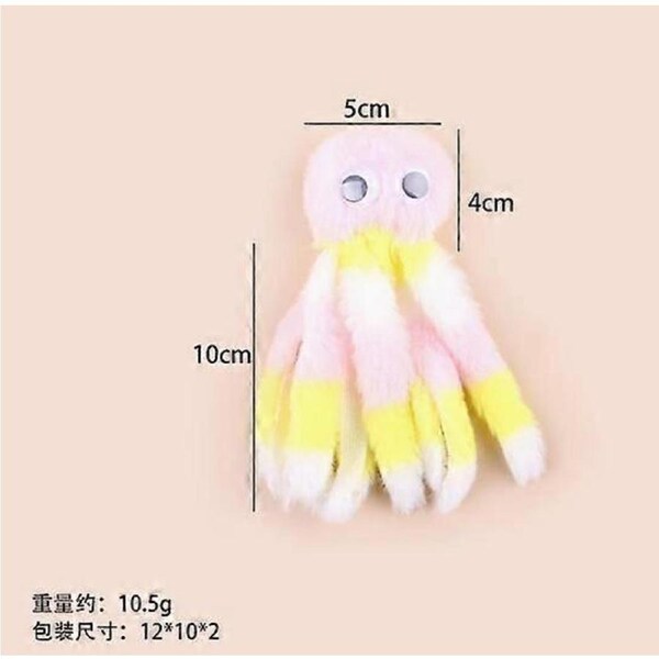 Plush Octopus Pet Toy Interactive Chew Toy For Cats And Small Pets Plush Cat Chew Plaything Plush Dog Octopus Stuffed Animal