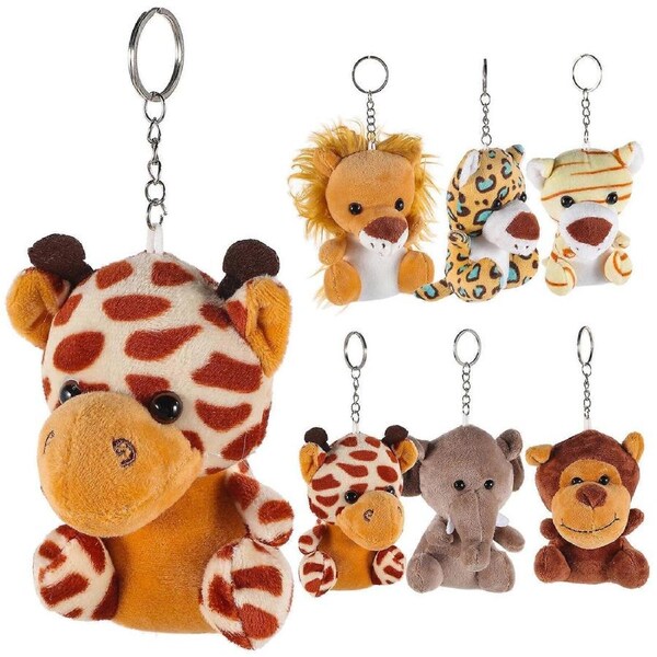 6 pcs Mini Stuffed Forest Animals Small Stuffed Animal Mini Plush Animal Small Plush Animal Toys