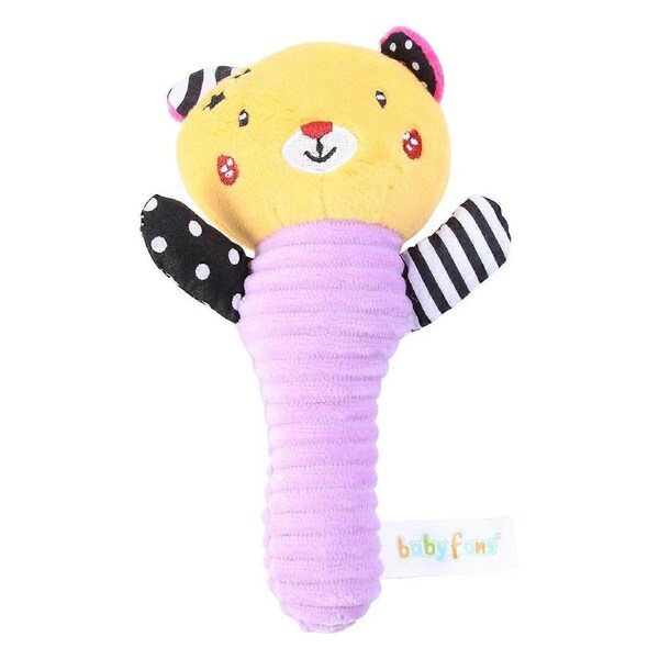 Baby Plush Toy Bell Soothing Educational Plush Toys Funny Plush Toy for Girl Boy Small Bear Style