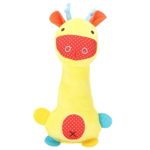 Plush Dog Toy, Bite-Resistant Squeaky Chew Toy for Small and Medium Dogs