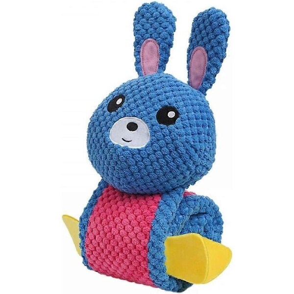 Squeaky Plush Dog Toys, 24" Rollable Plush Dog Snuffle Squeaky Toy for Large Medium Small Dog Puppy