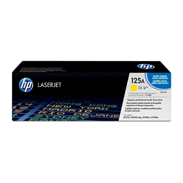 HP #125A Yellow Toner CB542A