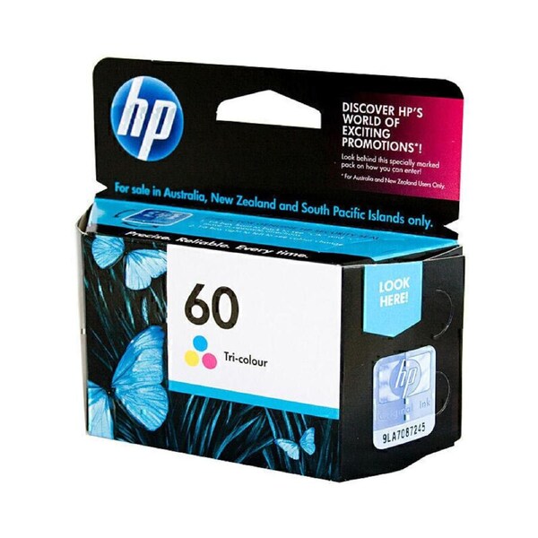 HP #60 Tri Colour Ink CC643WA