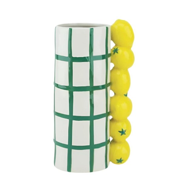 Urband Products Tuscan Lemon Vase Yellow 19CM