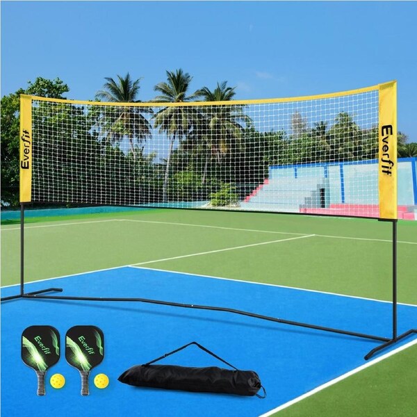 Everfit 3M Portable Pickle Ball Net Adjustable Multi-Sport for Tennis Pickleball Volleyball