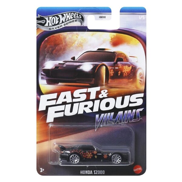 Hot Wheels Silver Series Fast & Furious Villains Diecast Car 1:64 - Honda S2000