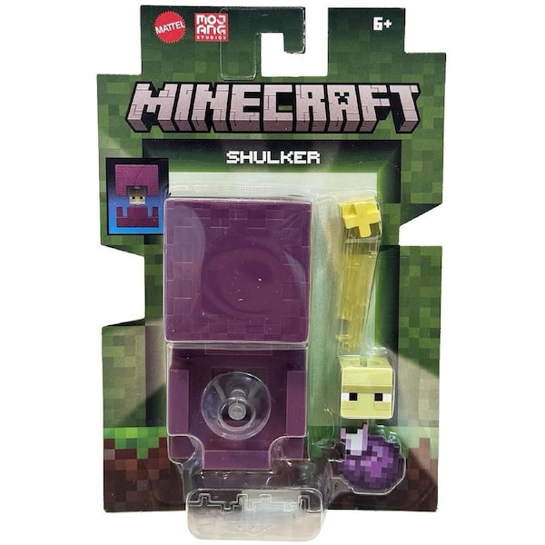 Minecraft Action Figure 8cm Shulker with Shell & Chorus Fruit