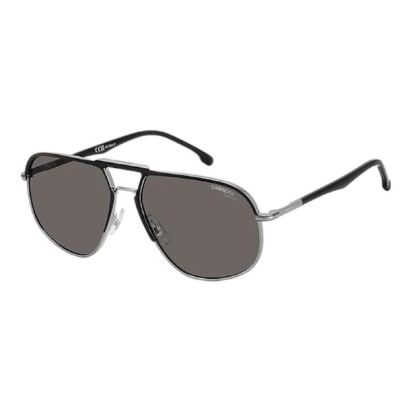 Carrera 318/S Men’s Sunglasses Matte Black Grey Polarised Lens 60mm Navigator