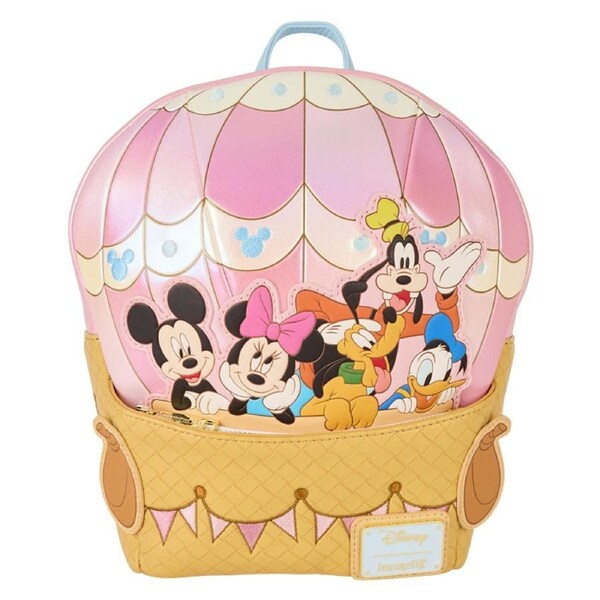 Loungefly Disney Mickey and Friends Hot Air Balloon Figural Mini Backpack