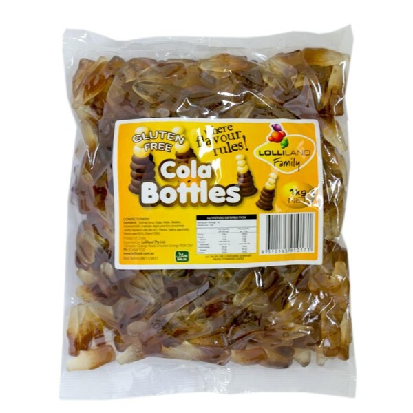 Lolliland Cola Bottle Gluten Free 1kg