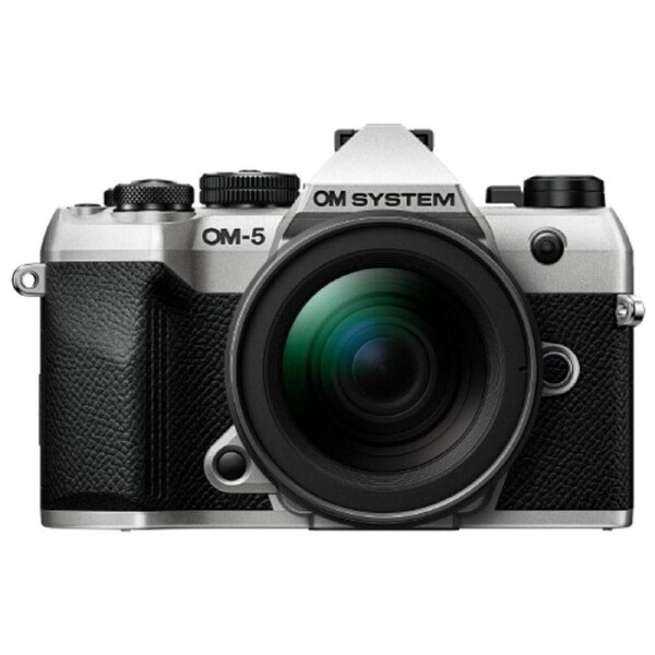 OM SYSTEM OM-5 Mark II Silver Body w/ 12-45mm f/4 Pro Lens Compact System Camera