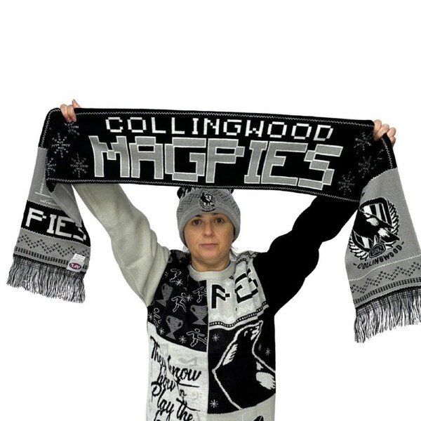 Collingwood Magpies Ugly Scarf