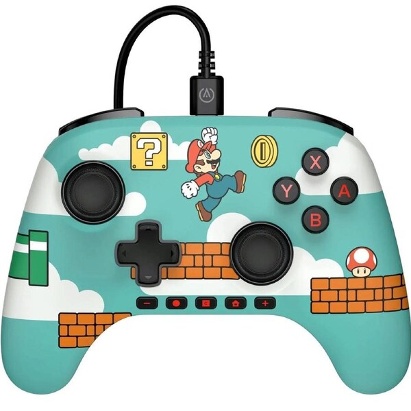 PowerA Advantage Wired Controller Hall Effect Modules Nintendo Switch 2 Mario Time