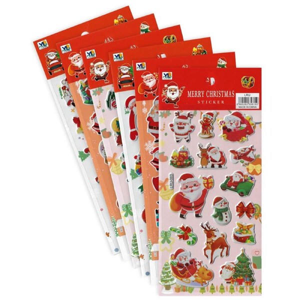 Christmas Stickers (12 Sheets)