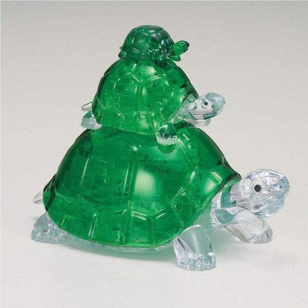 3D Turtles Crystal Puzzle