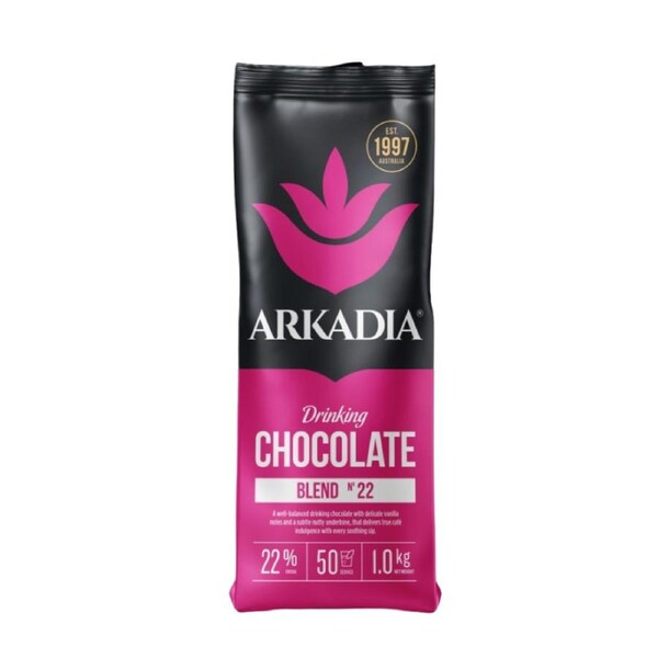 Arkadia Drinking Chocolate Blend No. 22 – Vegan, Dairy-Free, Gluten-Free (1kg)