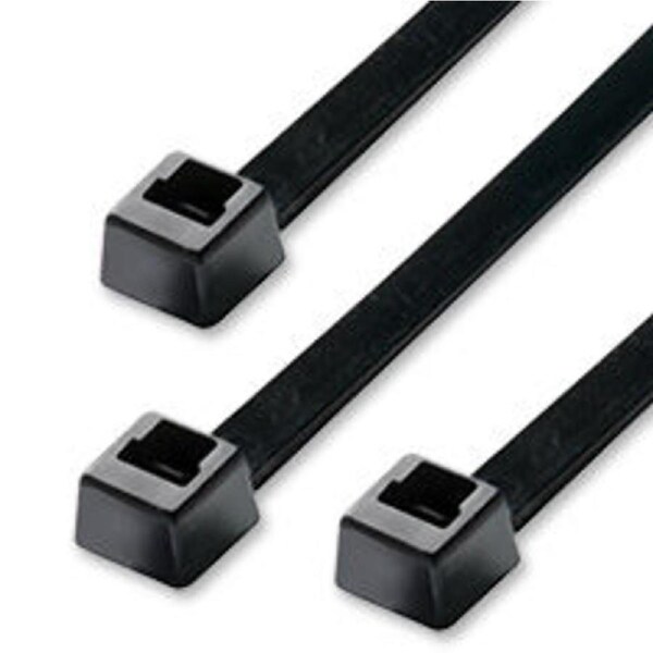 PCCG Black Cable Ties 100 pack - 2.5mm x 100mm