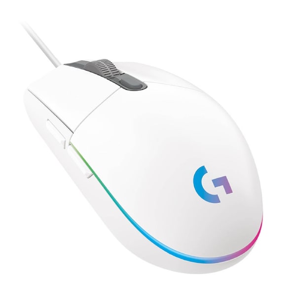 Logitech G203 Lightsync Gaming Mouse White