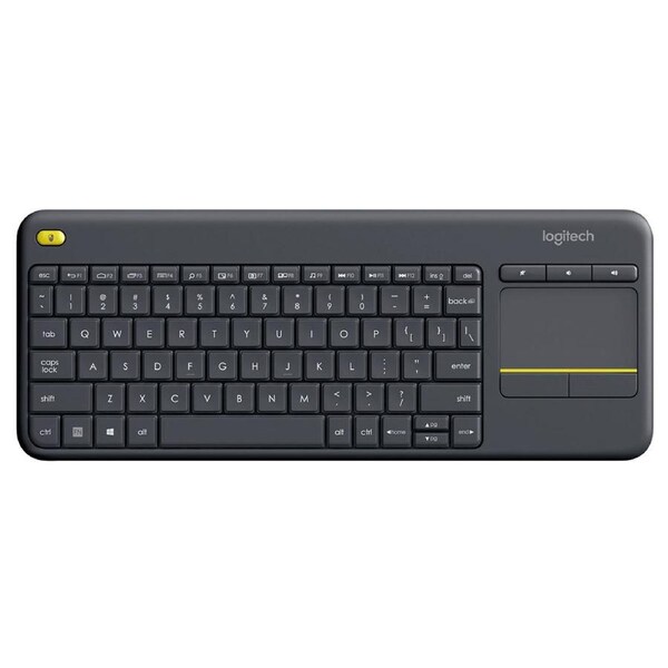 Logitech K400 Plus Wireless Touch Keyboard Black