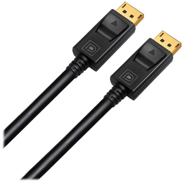 Cruxtec DisplayPort 1.2 4K Cable PVC 2m