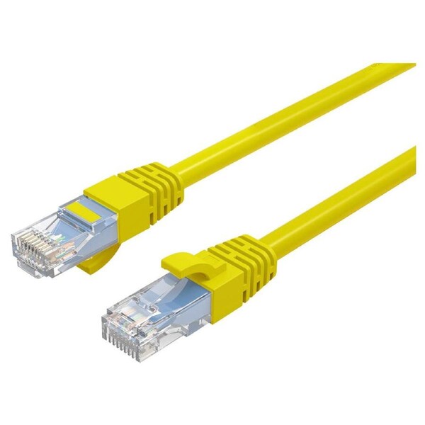 Cruxtec CAT6 Network Cable 0.5m Yellow