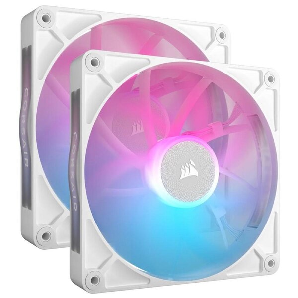 Corsair iCUE Link RX140 RGB 140mm Dual Fan Starter Kit White